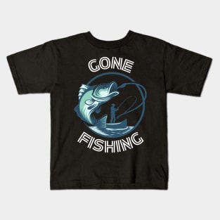 Gone Fishing Kids T-Shirt